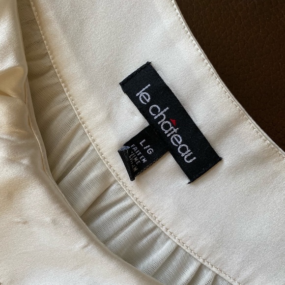 Cream Ruffle Blouse - Picture 2 of 3